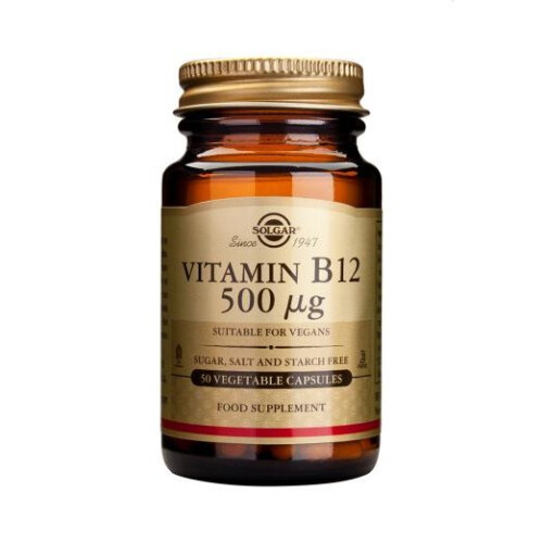 Solgar Vitamina B12 500 mcg 50 cápsulas vegetais Solgar
