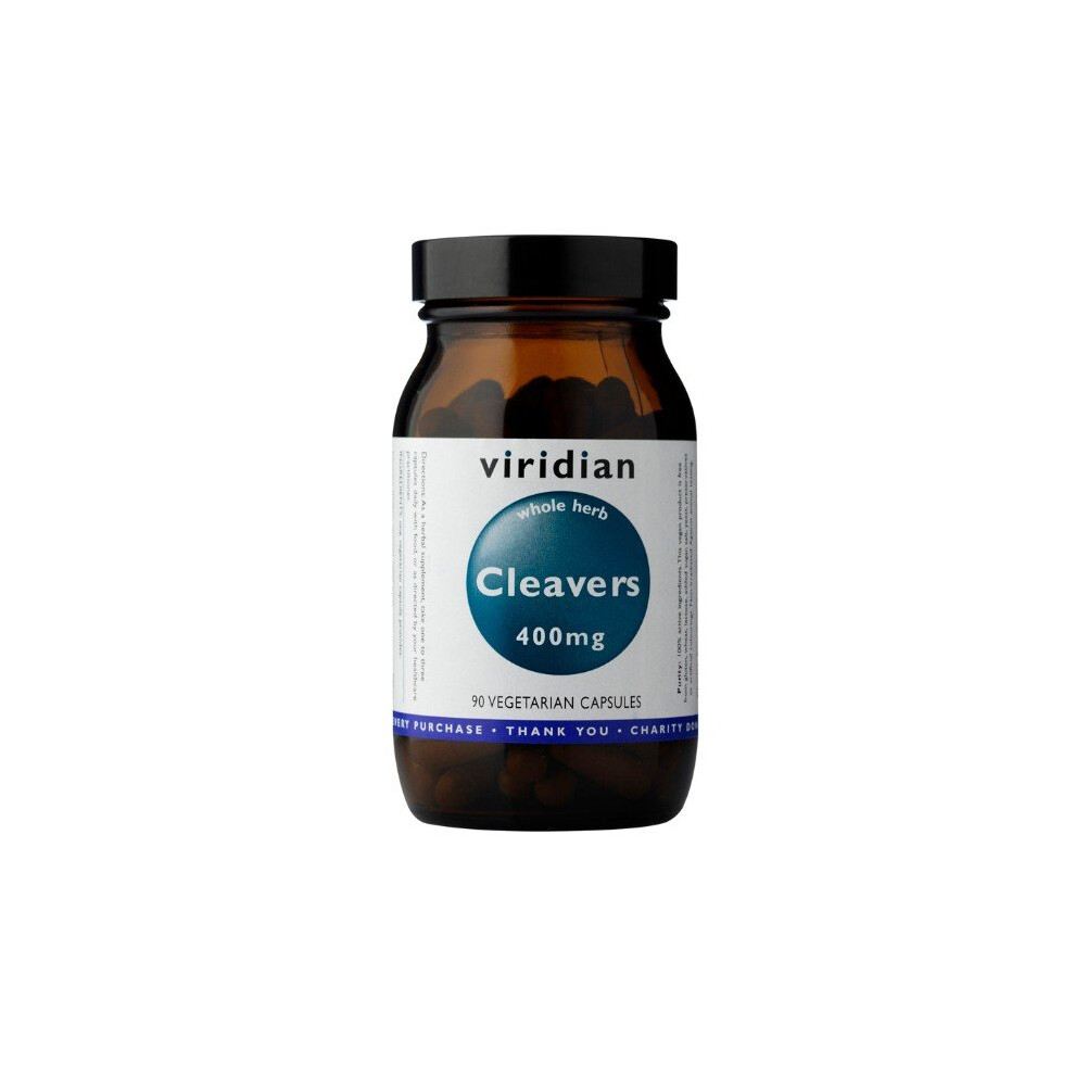 Viridian Cleavers 400Mg Veg Caps 90 - Image 2