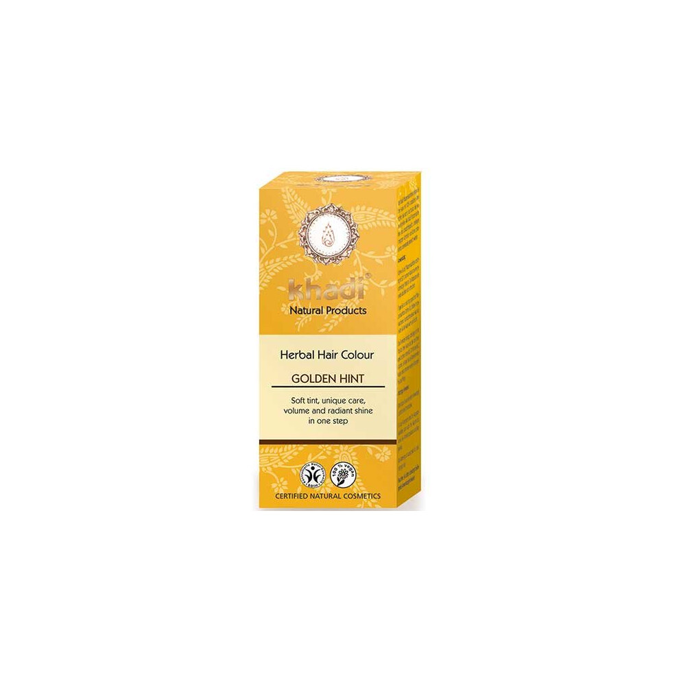 Khadi Golden Herbal Hair Colour - Hint Blonde - 100G