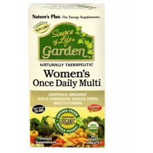 NaturesPlus, Source of Life Garten, Frauen Einmal Täglich Multi, 30 Vegane Tabletten