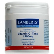Lamberts Vitamin C Time Release with Bioflavonoids 1500mg, 120 tablets