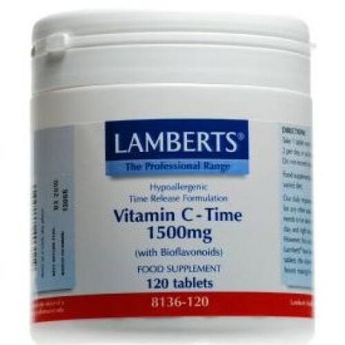 Lamberts Lamberts Vitamin C Time Release with Bioflavonoids 1500mg, 120 tablets