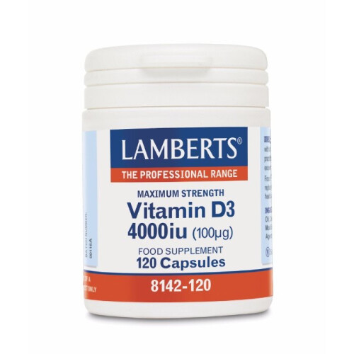 Lamberts Lamberts VITAMIN D3 4000iu (100µg), 120 tabs