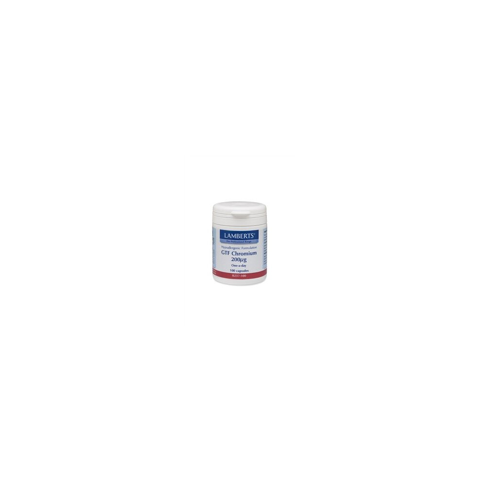 Lamberts Gtf Chromium 200Ug, 100 Tablets
