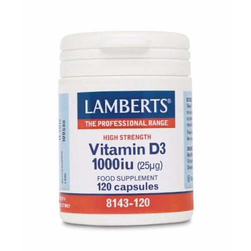 Lamberts Lamberts Vitamin D 1000iu (25ug), 120 capsules