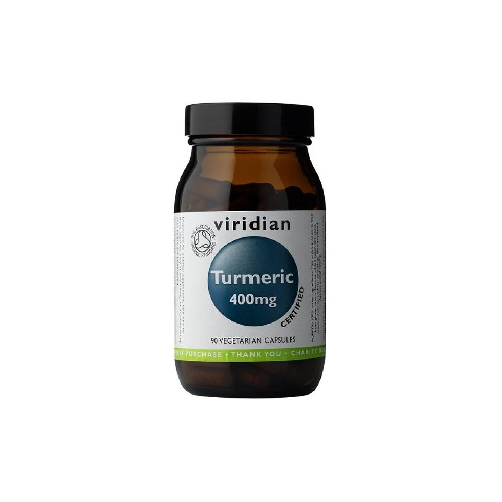 Viridian Turmeric 400Mg (Organic), 90 Veg Caps