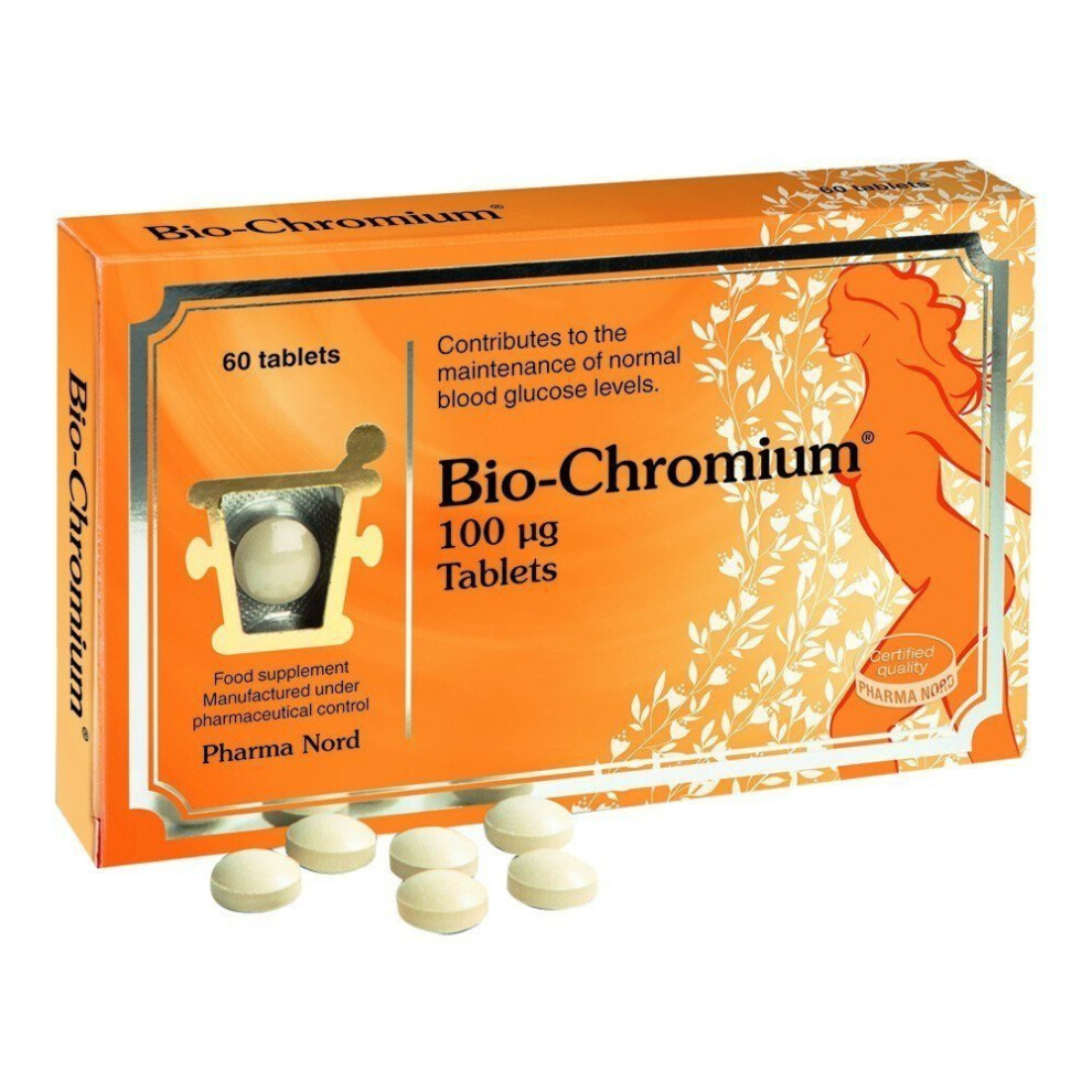 Pharma Nord Bio-Chromium 100Mcg, 60 Tablets