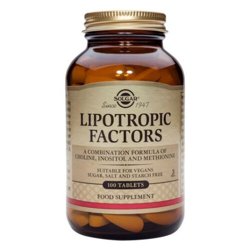 Solgar Solgar Lipotropic Factors Tablets (Vegetarian Formula) , 100