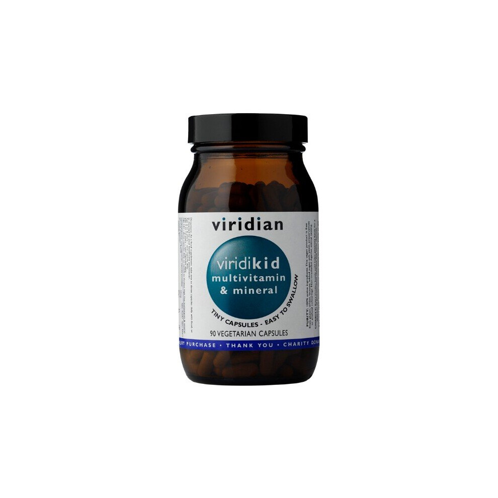 Viridian Viridikid Multivitamin & Mineral 90 Mini Veg Caps