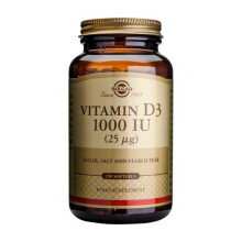 Solgar, Vitamin D3, 25 mcg (1.000 IE), 250 Softgels