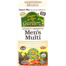 NaturesPlus, Jardin de Source de Vie, Multi Quotidien pour Hommes, 30 Comprimés Végaliens
