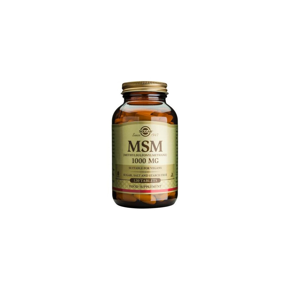 Solgar Msm 1000 Mg Tablets 120