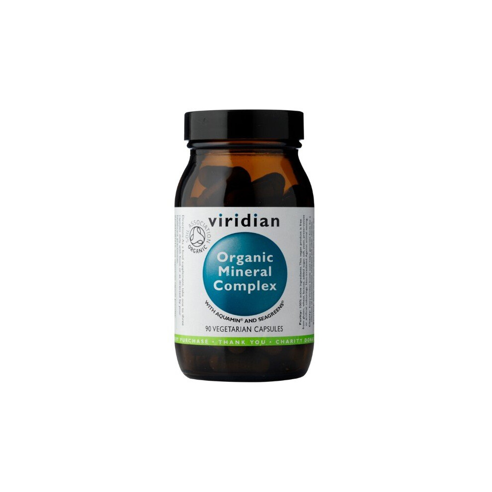 Viridian Organic Mineral Complex Veg Caps 90 Capsules - Image 4