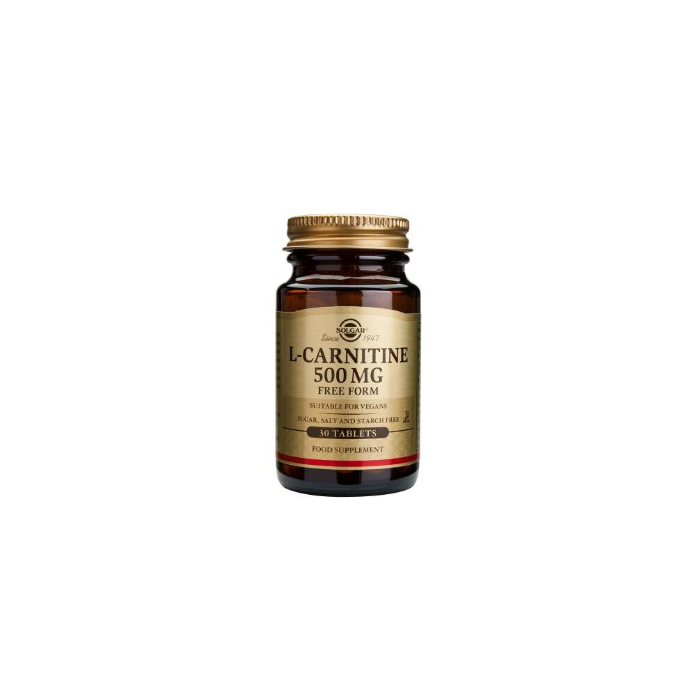 Solgar L-Carnitine 500 Mg Tablets 30
