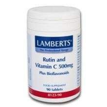 Lamberts Rutin & Vitamin C 500mg + Bioflavonoids, 90 tablets