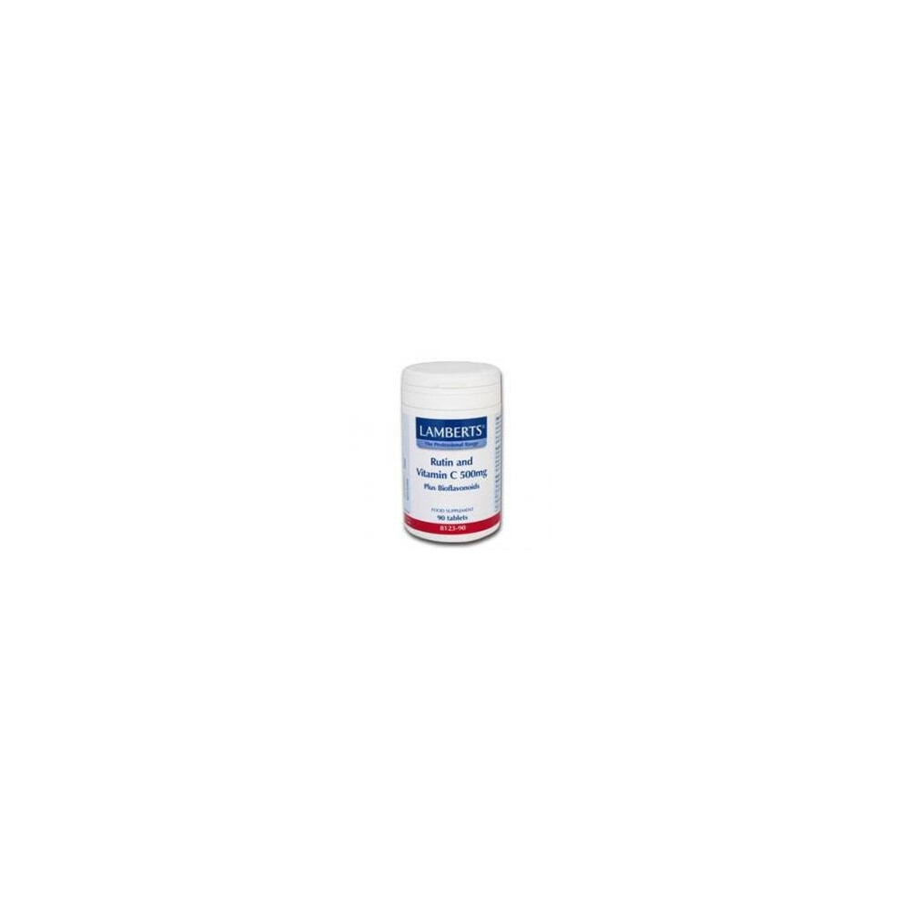 Lamberts Rutin & Vitamin C 500mg + Bioflavonoids, 90 Tablets