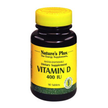 NaturesPlus, Wasserdispergierbares Vitamin D3, 10 mcg (400 IE), 90 Tabletten