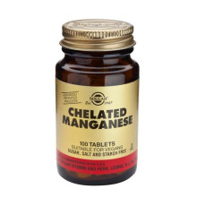 Solgar Chelated Manganese Tablets, 100
