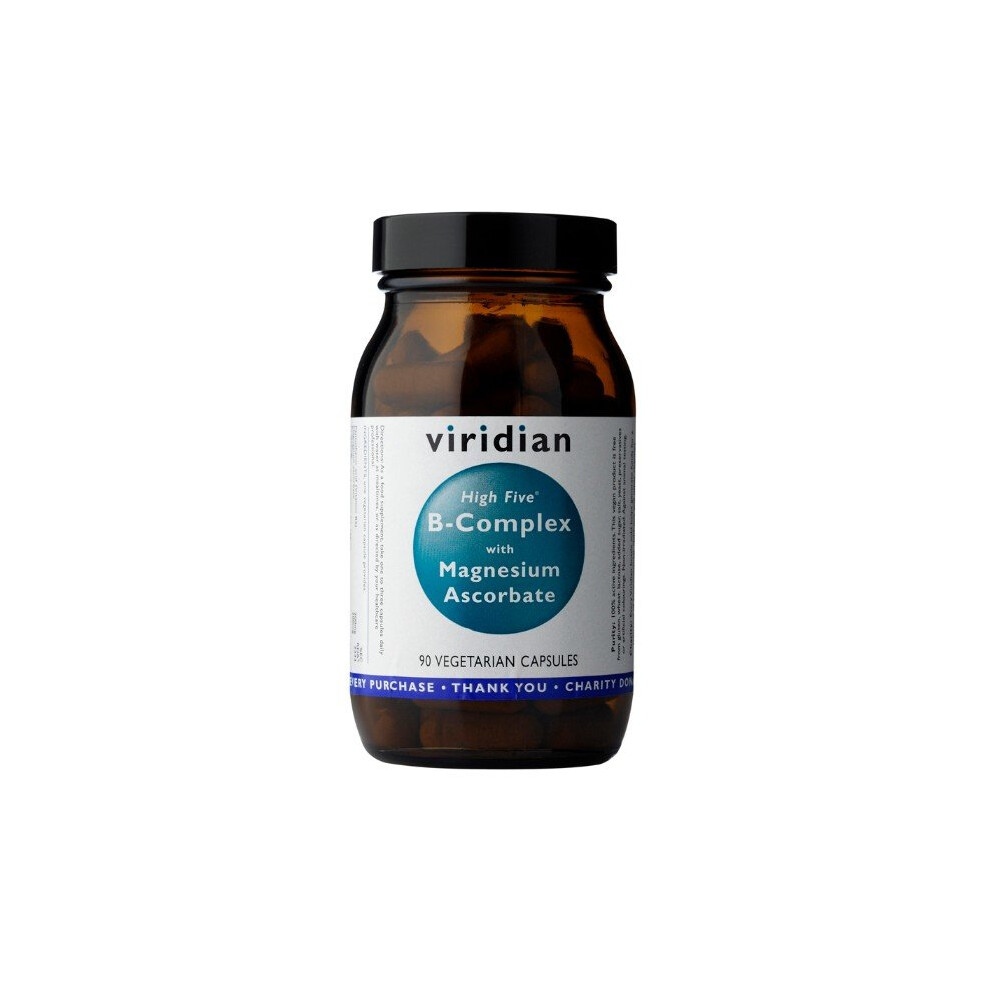 Viridian High Five B-Complex /Mag ascorbate, 90 vegi caps