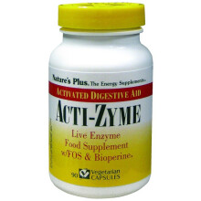 NaturesPlus, Acti-Zyme, Aide Digestive Activée, 90 Gélules Végétaliennes