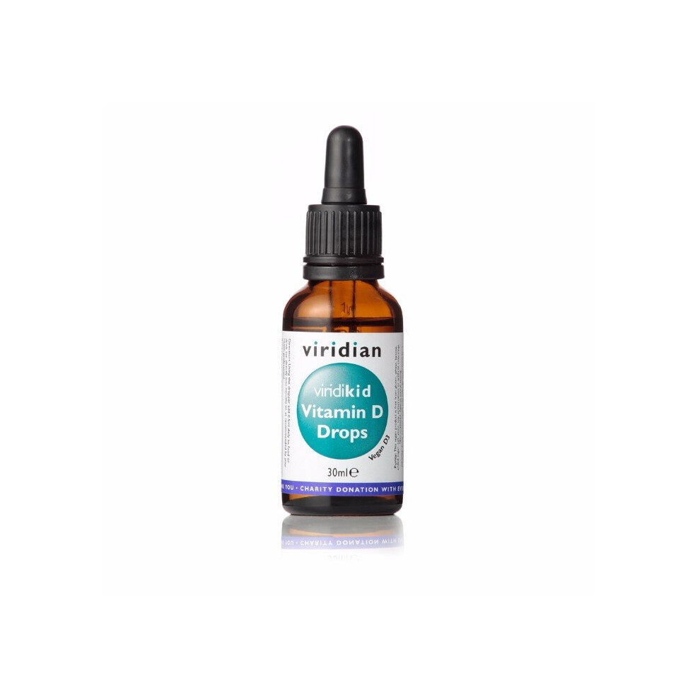 Viridian Viridikid Vitamin D Drops 400Iu 30Ml