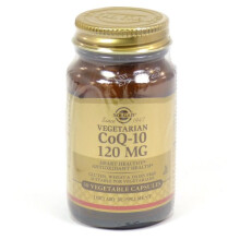 Solgar Coenzyme Q-10 120 mg Vegetable Capsules, 30