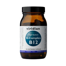 Viridian HIGH TWELVE Vitamin B12 with B-Complex , 90 Veg Caps