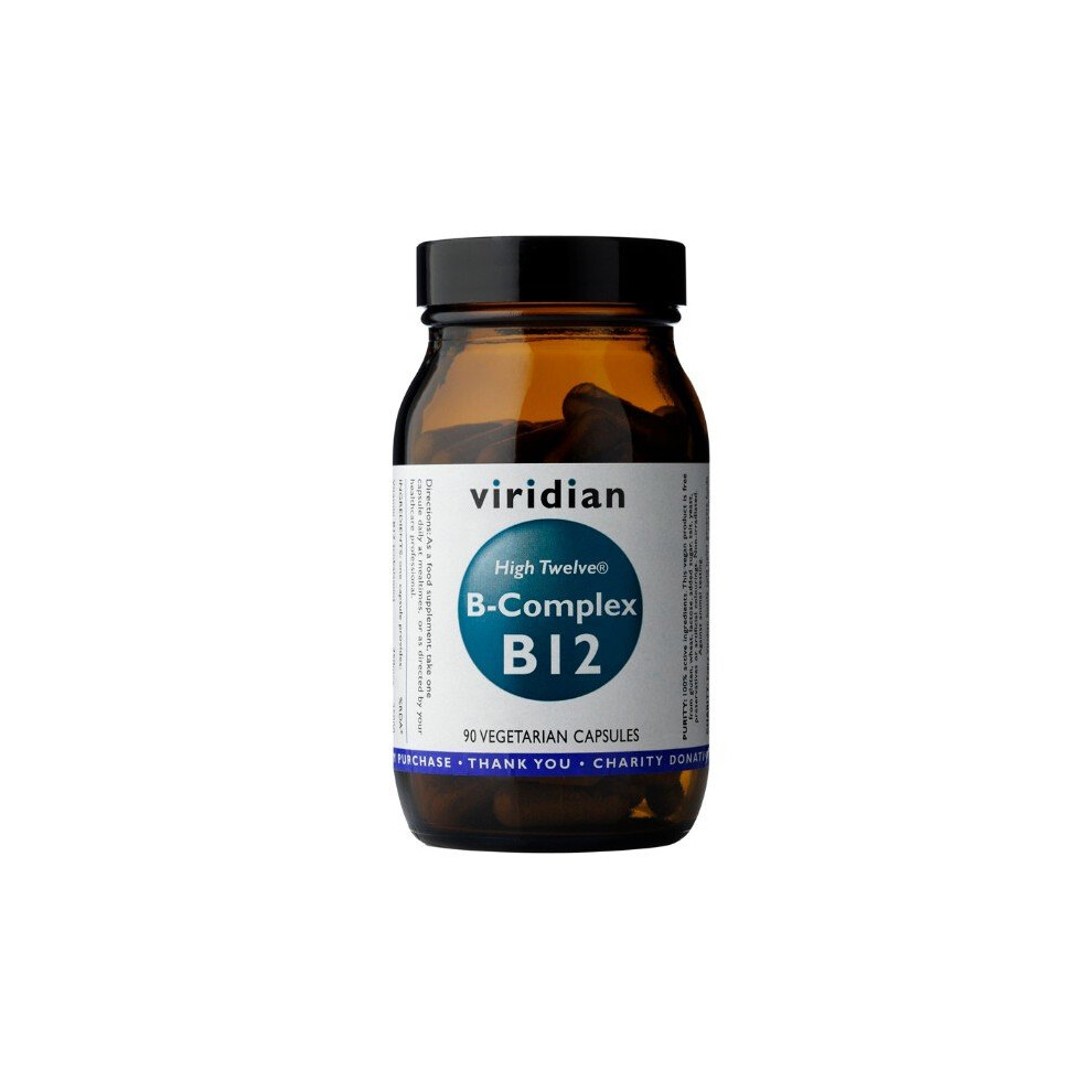 Viridian High Twelve Vitamin B12 With B-Complex 90 Veg Caps