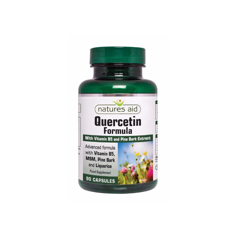 Natures Aid Quercetin Formula, 90 vcaps