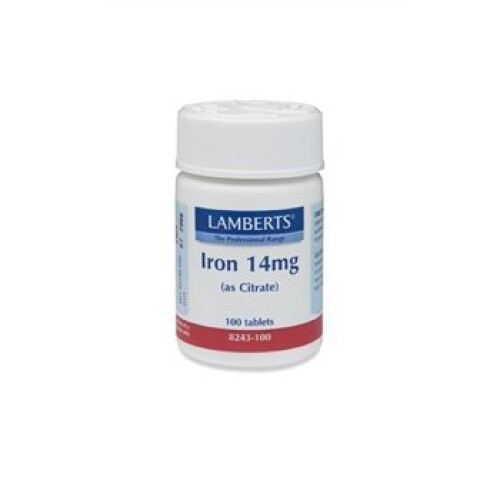 Lamberts Lamberts Iron 14mg, 100 tablets