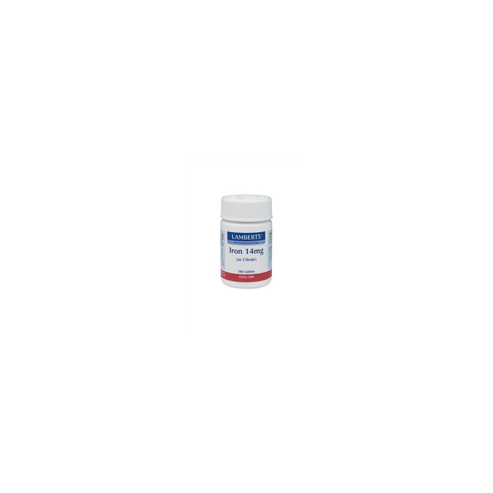 Lamberts Iron 14mg, 100 Tablets