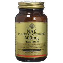 NAC (N-Acetyl-L-Cysteine) 600 mg 60 Capsules Végétales Solgar