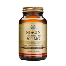 Solgar Niacin 500 mg Vegetable Capsules (Vitamin B3) , 100