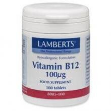 Lamberts Vitamin B12 100ug, 100 tablets