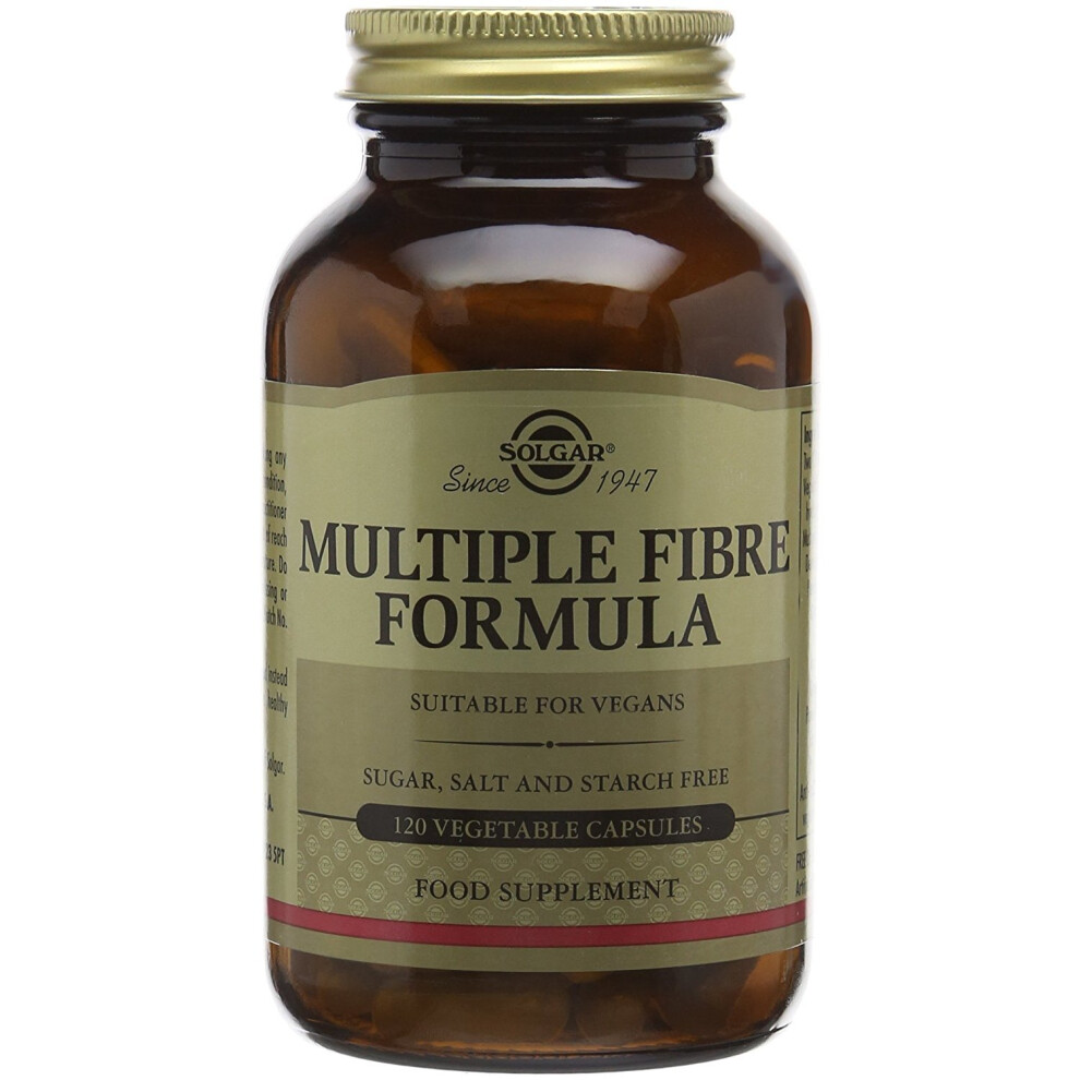 Solgar Multiple Fibre Formula Vegetable Capsules, 120