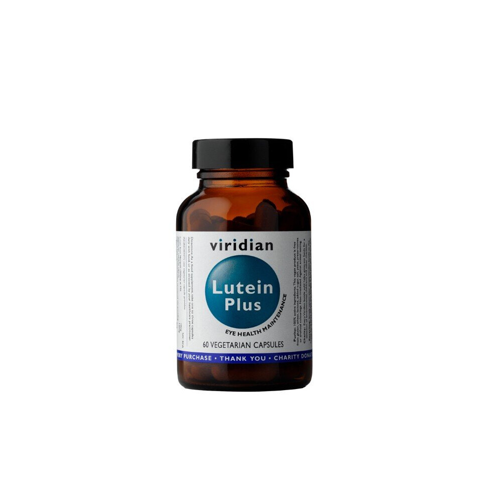 Viridian Lutein Plus 60 Veg Caps