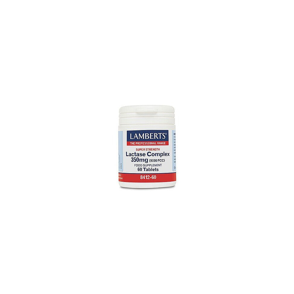 Lamberts Lactase Complex 350mg (9000FCC) 60 tablets