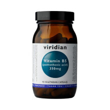 Viridian Vitamin B5 (Panthothenic Acid) 350mg , 90 Veg Caps
