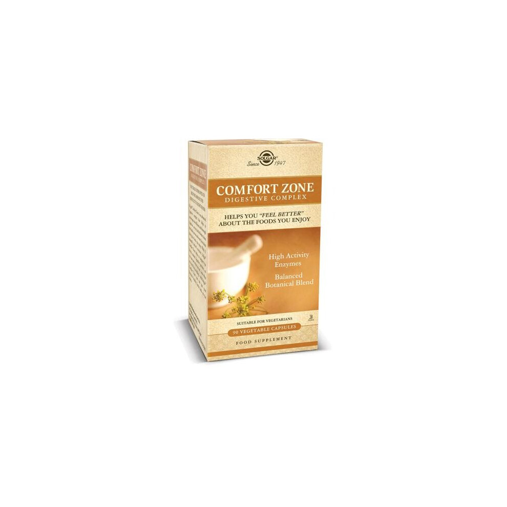 Solgar Advanced Multi-Enzymes Complex (Formerly Called Comfort Zone Digestive Complex), 90 Veg Caps