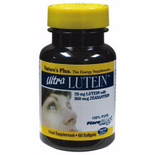 NaturesPlus, Ultra Lutein mit Zeaxanthin, 20 mg, 60 Weichkapseln