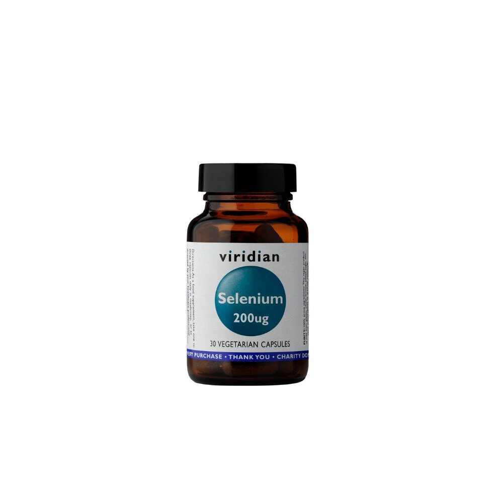Viridian Selenium 200Ug 30 Veg Caps
