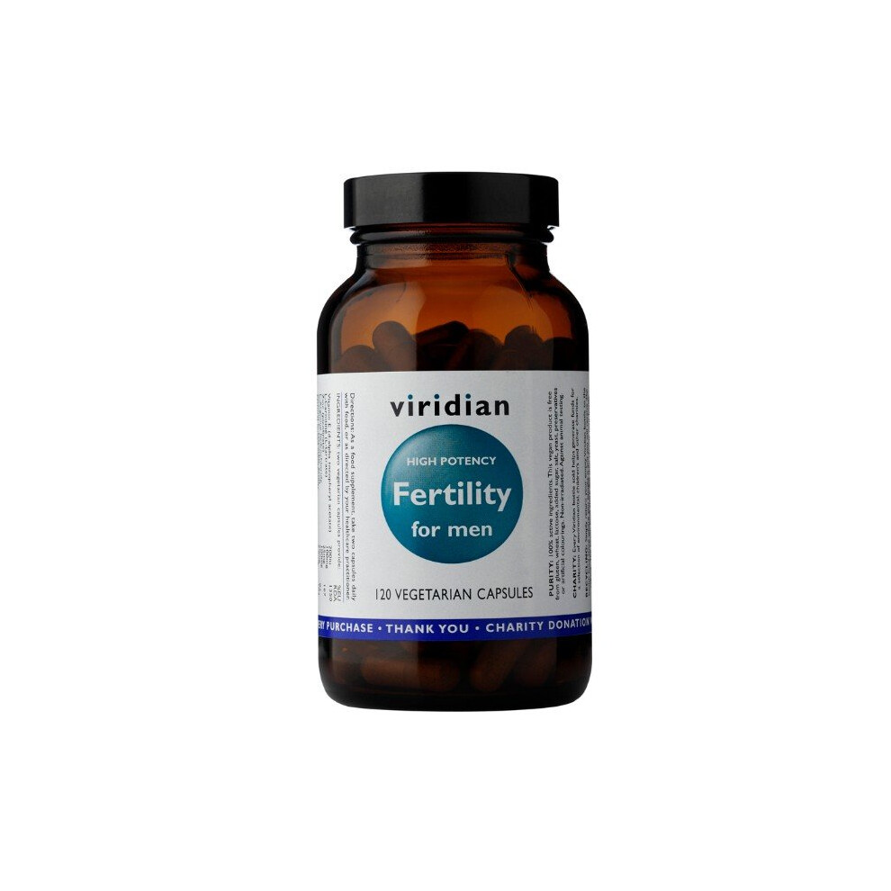 Viridian Fertility For Men (High Potency), 120 Veg Caps