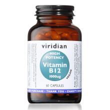 Viridian High Potency Vitamin B12 60 capsules