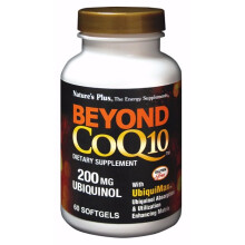 Natures Plus Beyond CoQ10 Ubiquinol 200mg , 60 Softgels