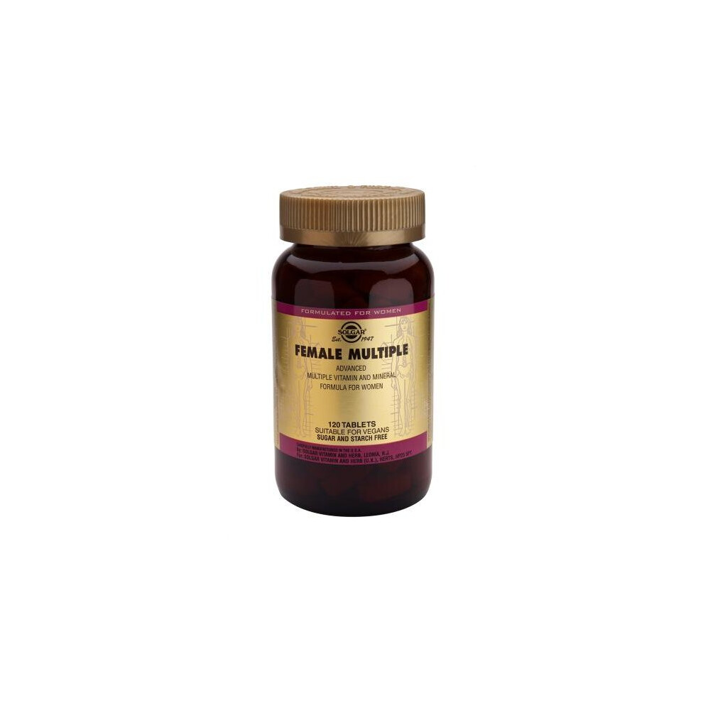 Solgar Female Multiple Tablets, 120