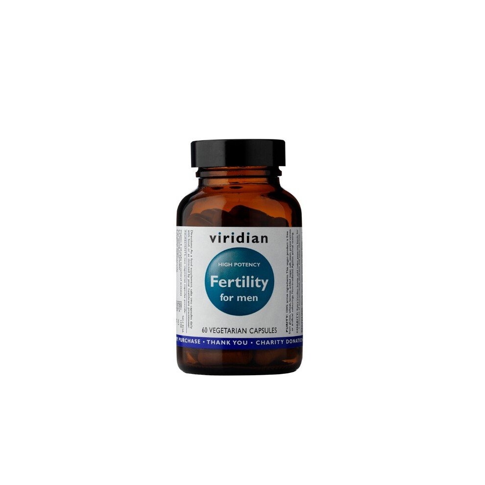 Viridian Fertility For Men (High Potency), 60 Veg Caps