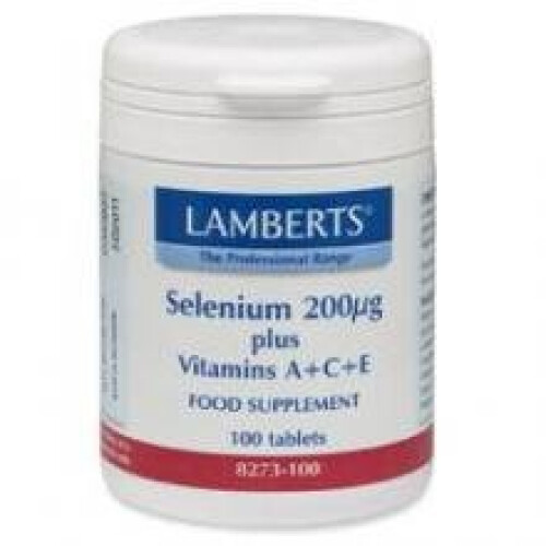 Lamberts Lamberts Selenium 200ug +A+C+E, 100 tablets