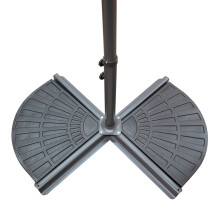GardenKraft 16910 Pack of 2 Cement-Filled 14kg Cantilever Parasol Base Weights