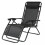 Supa Zero Gravity Chair Oversize Garden Patio Lawn Black / Grey 1