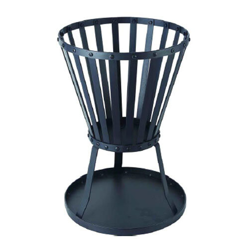 50cm High, 35cm Diameter Garden Log Burner Fire Pit Heater Bowl